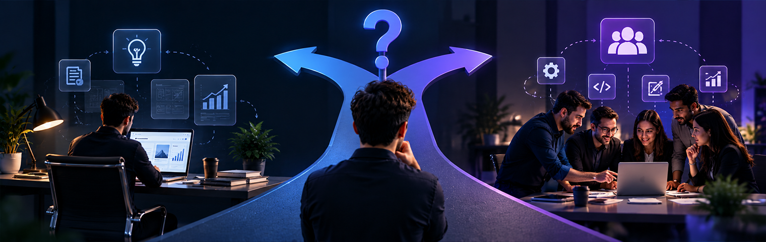 When to Start with a Project vs. When to Rent a Team